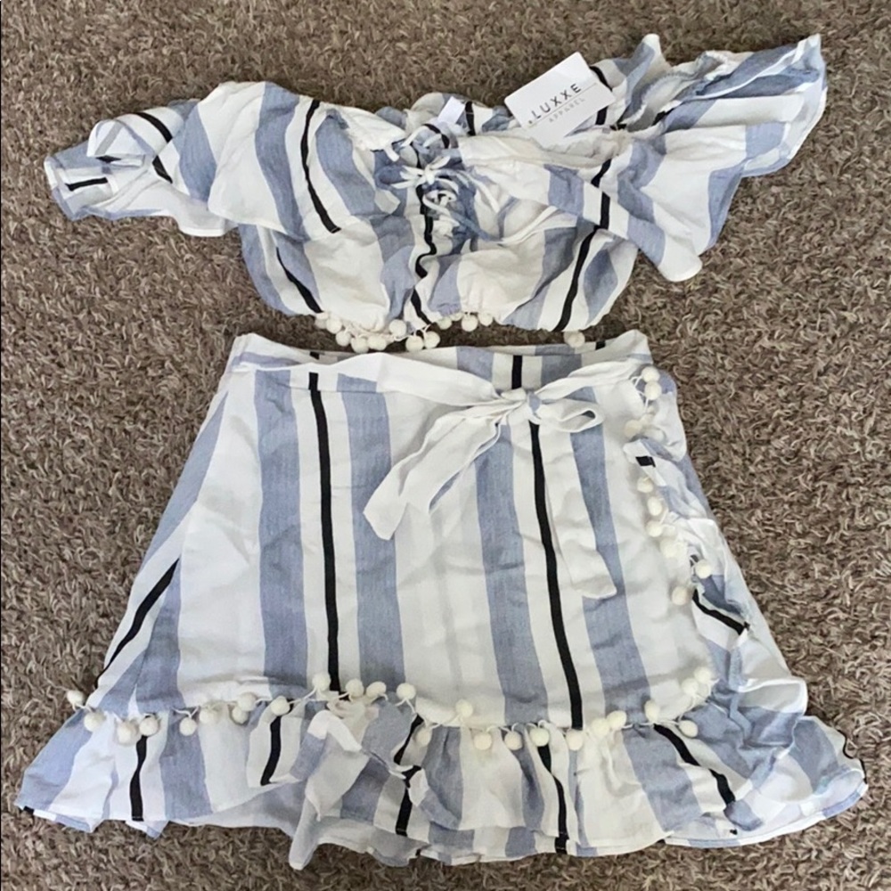 Off the shoulder Two piece set